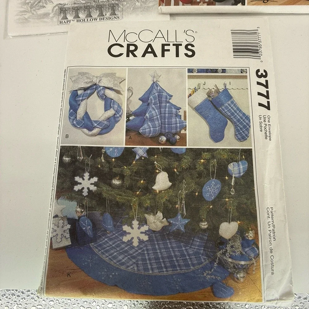 McCalls Simplicity Crafts‎ Pattern for Christmas Decor Kringle 3777 Uncut-FF